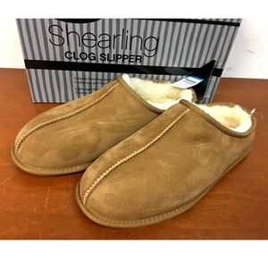 kirkland signature men's shearling clog slipper